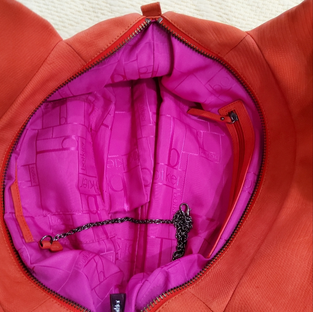 Botkier Orange Designer Tote Bag - Picture 8 of 13